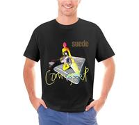 drtuERTTR Band-Anak-u0026-Dewasa-Suede-Coming-Up-T-Shirt Black