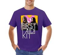 drtuERTTR First-Aid-Kit-Band-T-Shirt-Plus-Size-Tops-oversizeds-Shirts-Graphic-tees-Mens-Graphic-t Blue