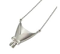 DRTYUIO Fashionable Flower Holder Shaped Pendant Necklace with Adjustable Chain Clavicle Accessory Suitable for Various Outfits Stainless Steel Floral Pendant