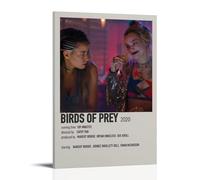 DRU I WQBRBH Birds of Prey Aesthetic Wall Art Poster for Living Room Bedroom Decorative Painting Cover Print 24x36inch(60x90cm) Frame-style