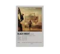 DRU I WQBRBH Black Knight Aesthetic Wall Art Poster for Living Room Bedroom Decorative Painting Cover Print 24x36inch(60x90cm) Unframe-style