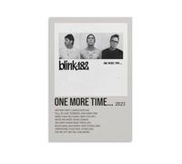 DRU I WQBRBH Blink-182 One More Time Aesthetic Wall Art Poster for Living Room Bedroom Decorative Painting Cover Print 20x30inch(50x75cm) Unframe-style