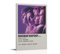 DRU I WQBRBH Bohemian Rhapsody Aesthetic Wall Art Poster for Living Room Bedroom Decorative Painting Cover Print 24x36inch(60x90cm) Frame-style