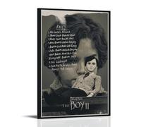 DRU I WQBRBH Brahms The Boy II Aesthetic Wall Art Poster for Living Room Bedroom Decorative Painting Cover Print 12x18inch(30x45cm) Frame-style