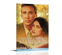 DRU I WQBRBH Captain Corelli's Mandolin Aesthetic Wall Art Poster for Living Room Bedroom Decorative Painting Cover Print 12x18inch(30x45cm) Frame-style