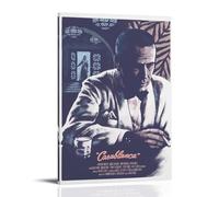 DRU I WQBRBH Casablanca Aesthetic Wall Art Poster for Living Room Bedroom Decorative Painting Cover Print 08x12inch(20x30cm) Frame-style