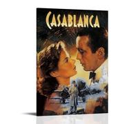 DRU I WQBRBH Casablanca Aesthetic Wall Art Poster for Living Room Bedroom Decorative Painting Cover Print 16x24inch(40x60cm) Frame-style
