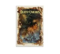 DRU I WQBRBH DEATH OF A UNICORN Aesthetic Wall Art Poster for Living Room Bedroom Decorative Painting Cover Print 24x36inch(60x90cm) Unframe-style