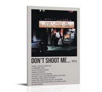 DRU I WQBRBH Don't Shoot Me I'm Only The Piano Player by Elton John Aesthetic Wall Art Poster for Living Room Bedroom Decorative Painting Cover Print 12x18inch(30x45cm) Frame-style