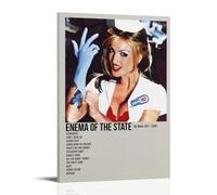 DRU I WQBRBH Enema of The State by Blink-182 Aesthetic Wall Art Poster for Living Room Bedroom Decorative Painting Cover Print 12x18inch(30x45cm) Frame-style
