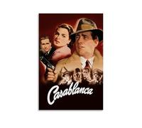 DRU I WQBRBH Movie Casablanca Aesthetic Wall Art Poster for Living Room Bedroom Decorative Painting Cover Print 08x12inch(20x30cm) Unframe-style