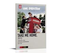 DRU I WQBRBH One Direction Aesthetic Wall Art Poster for Living Room Bedroom Decorative Painting Cover Print 08x12inch(20x30cm) Frame-style