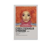 DRU I WQBRBH Rina Sawayama Cyber Stockholm Syndrome Aesthetic Wall Art Poster for Living Room Bedroom Decorative Painting Cover Print 12x18inch(30x45cm) Unframe-style