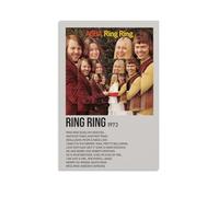 DRU I WQBRBH Ring Ring By ABBA Aesthetic Wall Art Poster for Living Room Bedroom Decorative Painting Cover Print 12x18inch(30x45cm) Unframe-style