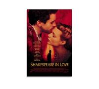 DRU I WQBRBH Shakespeare in Love Aesthetic Wall Art Poster for Living Room Bedroom Decorative Painting Cover Print 24x36inch(60x90cm) Unframe-style