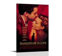 DRU I WQBRBH Shakespeare in Love Aesthetic Wall Art Poster for Living Room Bedroom Decorative Painting Cover Print 12x18inch(30x45cm) Frame-style
