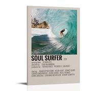 DRU I WQBRBH Soul Surfer Aesthetic Wall Art Poster for Living Room Bedroom Decorative Painting Cover Print 16x24inch(40x60cm) Frame-style