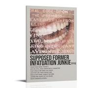 DRU I WQBRBH Supposed Former Infatuation Junkie By Alanis Morissette Aesthetic Wall Art Poster for Living Room Bedroom Decorative Painting Cover Print 12x18inch(30x45cm) Frame-style