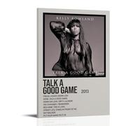 DRU I WQBRBH Talk A Good Game by Kelly Rowland Aesthetic Wall Art Poster for Living Room Bedroom Decorative Painting Cover Print 08x12inch(20x30cm) Frame-style