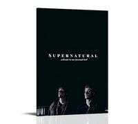 DRU I WQBRBH TV Series Supernatural Aesthetic Wall Art Poster for Living Room Bedroom Decorative Painting Cover Print 20x30inch(50x75cm) Frame-style