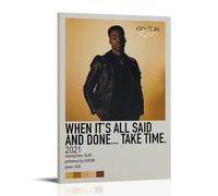 DRU I WQBRBH When It's All Said And Done... Take Time - Giveon Aesthetic Wall Art Poster for Living Room Bedroom Decorative Painting Cover Print 16x24inch(40x60cm) Frame-style