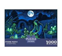 Druid Herb Garden Jigsaw Puzzle Waterproof 1000 Piece Puzzles for Adults Gifts Fun Home Decoration