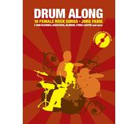 Drum Along - 10 Female Rock Songs Drum Kit Book and CD Bosworth E