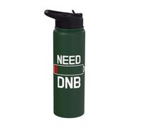 Drum and bass Need DNB Party Rave Stainless Steel Insulated Water Bottle