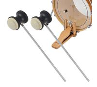 Drum Bats | 2 Pieces Double-Sided with Felt Head - Kickdrum Pedal Beaters - for Practice Room Recording Studio Live Performance Home Studio Concert Stage
