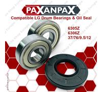 Paxanpax PLD231 Compatible Drum Bearing & Oil Seal Kit LG WD14110FD, WDB1601FD, WM1485FHD, WM3203FHD