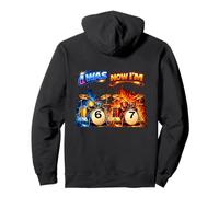 Drum Birthday Drummer Boy I was 6 Now I'm 7 Six Seven 67 Pullover Hoodie
