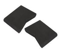 Drum Block Set of 2, Anti - Slip Pedal Anchor System, Black EVA Foam - Stops Pedal Creep, Dual - Sided Design, Lightweight and Portable for Drummers