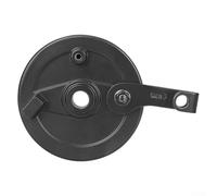 Drum Brake Assembly, for 8-inch 10-inch Electric Scooters, 200x50mm Tire Compatible Aluminium Alloy Left-Side Mount Black 229g
