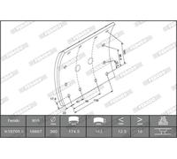 Drum Brake FERODO K19708.0-F3661