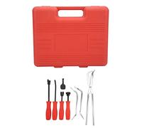 Drum Brake Puller Kit, Universal 8PCS Drum Brake Master Removal Adjusting Extractor Tool Set with Red Storage Box