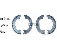 Drum Brake TEXTAR 91067100 for CHEVROLET OPEL