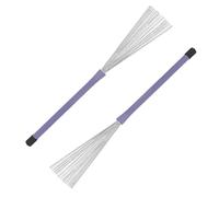 Drum Brush Drumsticks: Retractable Wire Brushes, Percussion Rod Tools, Portable Drum Accessories | Dynamic Smooth Rhythm Control For Testing On