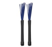 Drum Brushes - Flexible Silent Non-Slip Ergonomic Wire Sticks with Comfortable Grip for Drumming Practice, Professional Percussion Instrument Tool, Lightweight Steel Wire, Music Studio Use