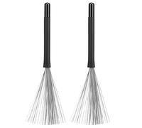 Drum Brushes for Rock Band Country Music Folk Drummer Crushed - Volume & Articulation 2 Pack