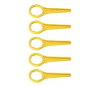 Drum Cap Spanner Opener 20L 30L Plastic Bucket Lid Tool 5 Pack | This five-piece spanner set allows you to open and close tight plastic bucket lids quickly with minimal physical effort.