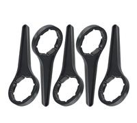 Drum Cap Spanner Opener 20L 30L Plastic Bucket Lid Tool 5 Pack | This five-piece spanner set allows you to open and close tight plastic bucket lids quickly with minimal physical effort.