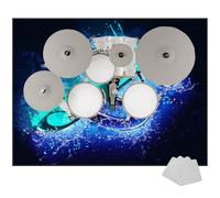 Drum Carpet for Drums & Percussion - Drum Rug Drum Mat Soundproof Mat 160 x 140 cm - Electronic Drums Bass Drum Snare Drums Racks Guitars Drum Kit Etc Musical Instruments Mats - Non Slip Blanket Mat