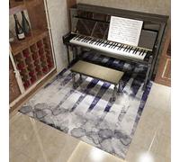 Drum Carpet Music Rug with Non-Slip Bottom, Soundproof for Piano, Record Room, Studio - 80x160cm/31.5x63in(A)