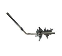 Drum Clamp Metal Cowbell Holder L Rod Adjustable MountIng Bracket Clamp Percussion Instrument Mount Accessories Metal Holder L Rod Drum Stand Clip Adjustable