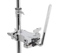 Drum Clamp, Tom Mounting Bracket,Zinc Alloy Drum Brackets,Drum Mount Clamp for Drum Holder - Multi-function Instrument Accessory,360 Degree Rotating Handle Multifo