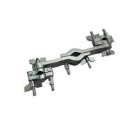 Drum Connecting Bracket Adjustable Metal Cowbell Clamp Cymbals Arm Holder Double Drum Cymbals Stand Extension Easy to Use Boom Arm Mount Bracket Holder