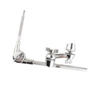 Drum Connecting Clamp Sturdy Cymbal Extension Stand for Performances Drummer Medium Silvery