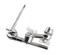 Drum Connecting Clamp Sturdy Cymbal Extension Stand for Performances Drummer Small Silvery