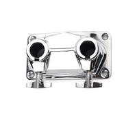 Drum Connector Clamp Base Cowbell Mount Bracket Metal Double Mount Holder Stand Drum Percussion Replacement Parts