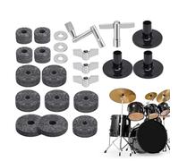 Drum Cup Case, Drum Stand Fells Pad | Sturdy, Non-Slip Felt Cover for Musical Instruments - Improves Drum Accessories for Sound Quality for Home Practice for Home Practice